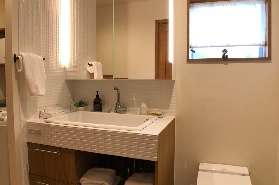 IKEAを使って洗面所リフォーム