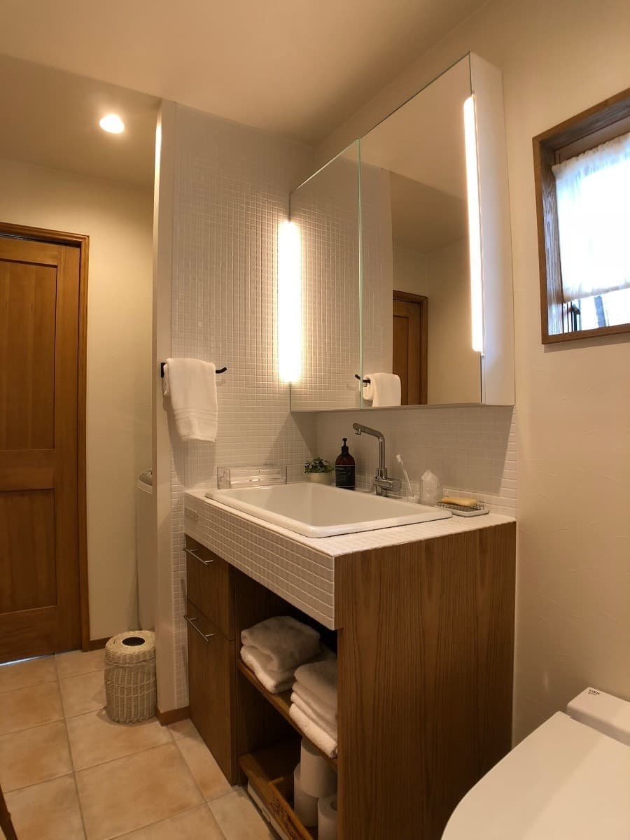 ちょこっとikeaで洗面所リフォーム ちょこっとikeaで洗面所リフォーム